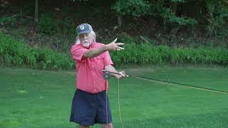 pulling in the fly cast