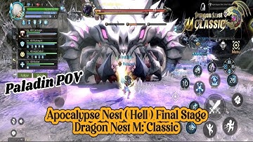 Apocalypse Nest ( Hell ) Final Stage Paladin POV - Dragon Nest M: Classic