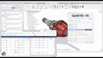 OpenBOM For Fusion 360 - Interface with Autodesk Manage - Sneak Peek   - - April 18 2024