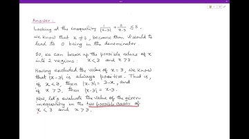 Values of x Satisfying a Tricky Inequality