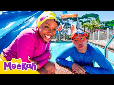 Meekah's Water Park Vacation | Blippi and Meekah Best Friend Adventures | Educational Videos