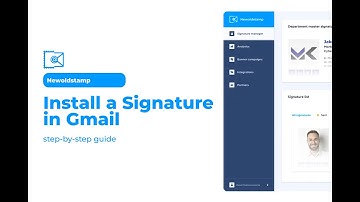 How to install a signature in Gmail?