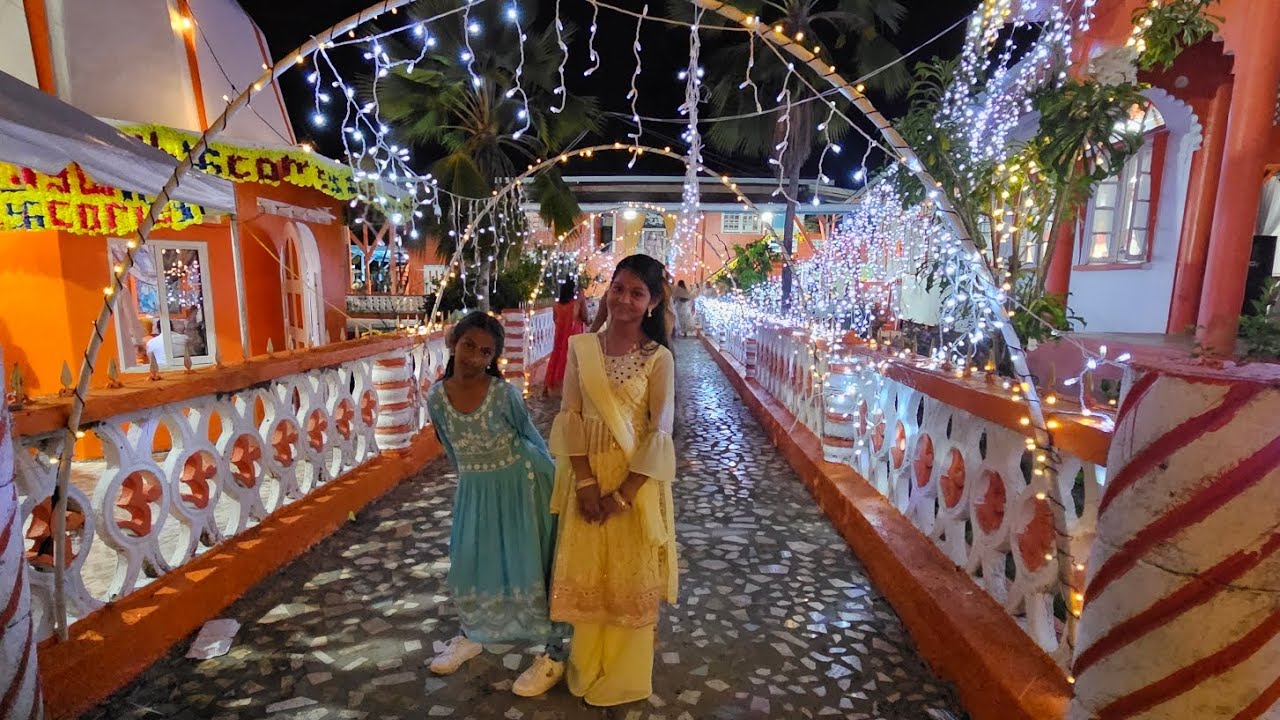 Maha Shivraatri celebration at the Guyana sevashram sangha. Overnight stay, with the girls. 