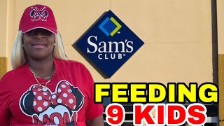 SHOP WITH PEACH 🍑 PEACH McINTYRE 🍑 SHOPS AT SAM’s CLUB FOR ONE ☝🏾 WEEK WORTH OF GROCERIES FOR 9 KIDS