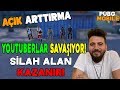 YOUTUBERLAR KAVGA ETTİ! HIZLI OLAN KAZANIR! PUBG Mobile AÇIK ARTTIRMA