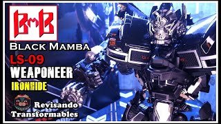 Black Mamba LS-09 Weaponeer KO Oversized Transformers MPM Ironhide