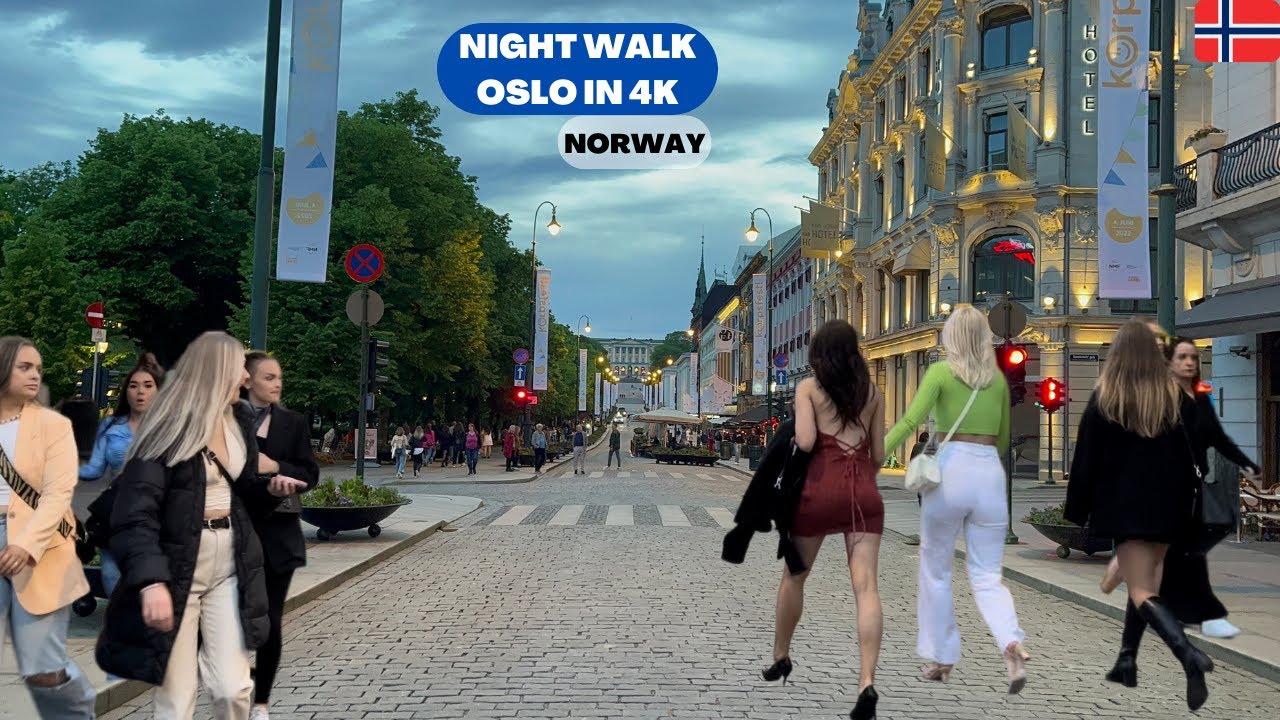 Oslo Norway 🇳🇴- June - 2022 - 4K-HDR Walking Tour