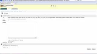 Sending an email through Blackboard