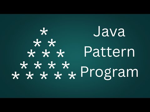 Java Pyramid Pattern || Pattern Program || Pyramid Program - YouTube