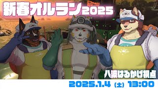 【スプラ3サーモンラン#14】◆年始のオールランダムで運試しコラボ◆【獣Vtuber/八波はるかげ】