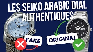 Tout savoir sur les Seiko Arabic Dial ! (Guide Authenticité)