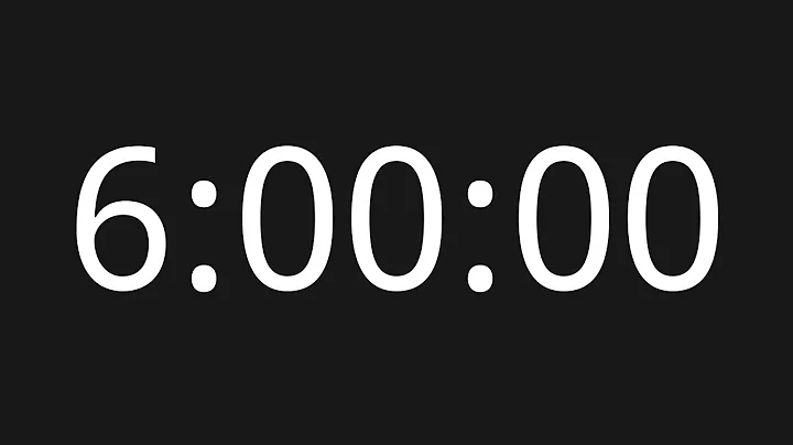 6 Hour Countdown [No Copyright Timer]