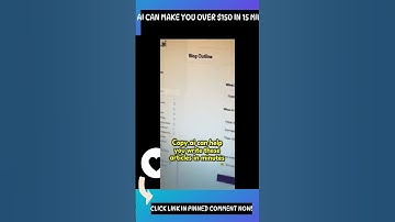 How AI can make you over $150 in 15 minutes #shorts #ai