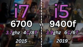 i7 6700 vs i5 9400f Tested in 14 Games (2024) | 1080p