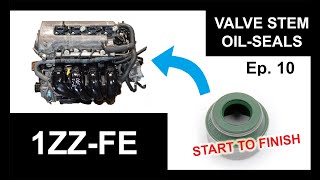 How to change Toyota valve stem oilseals | 1ZZFE | Part 2 | Oil BurningExperiments | Episode 10