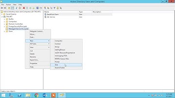Create Service Accounts for SharePoint 2016