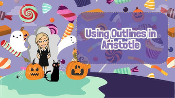 Outlines in Aristotle