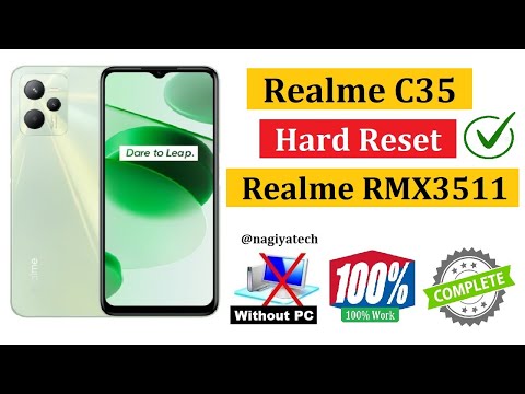 Realme C35 Hard Reset | Realme RMX3511 Pattern Lock Remove | Latest Update 2025 | PIN Lock Remove |