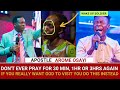 DON'T EVER PRAY FOR 30 MINUTES, 1 HR, OR 3HRS AGAIN IF YOU REALLY WANT GOD TO VISIT YOU  - APS AROME