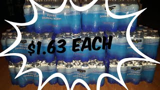Dollar General 24 pack bottled water HAUL BREAKDOWN | $13 oop | $1.63 per case