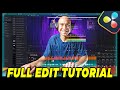 Complete guide to editing in davinci resolve 19  watch me edit a from start to finish