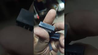 16 Pin Male Straight Box Frc Connector 254mm Pitch Et8285