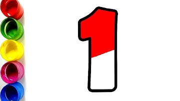 Learn Colors with Numbers Painting Video for Kids and Children | Coloring Numbers | Colorsfun