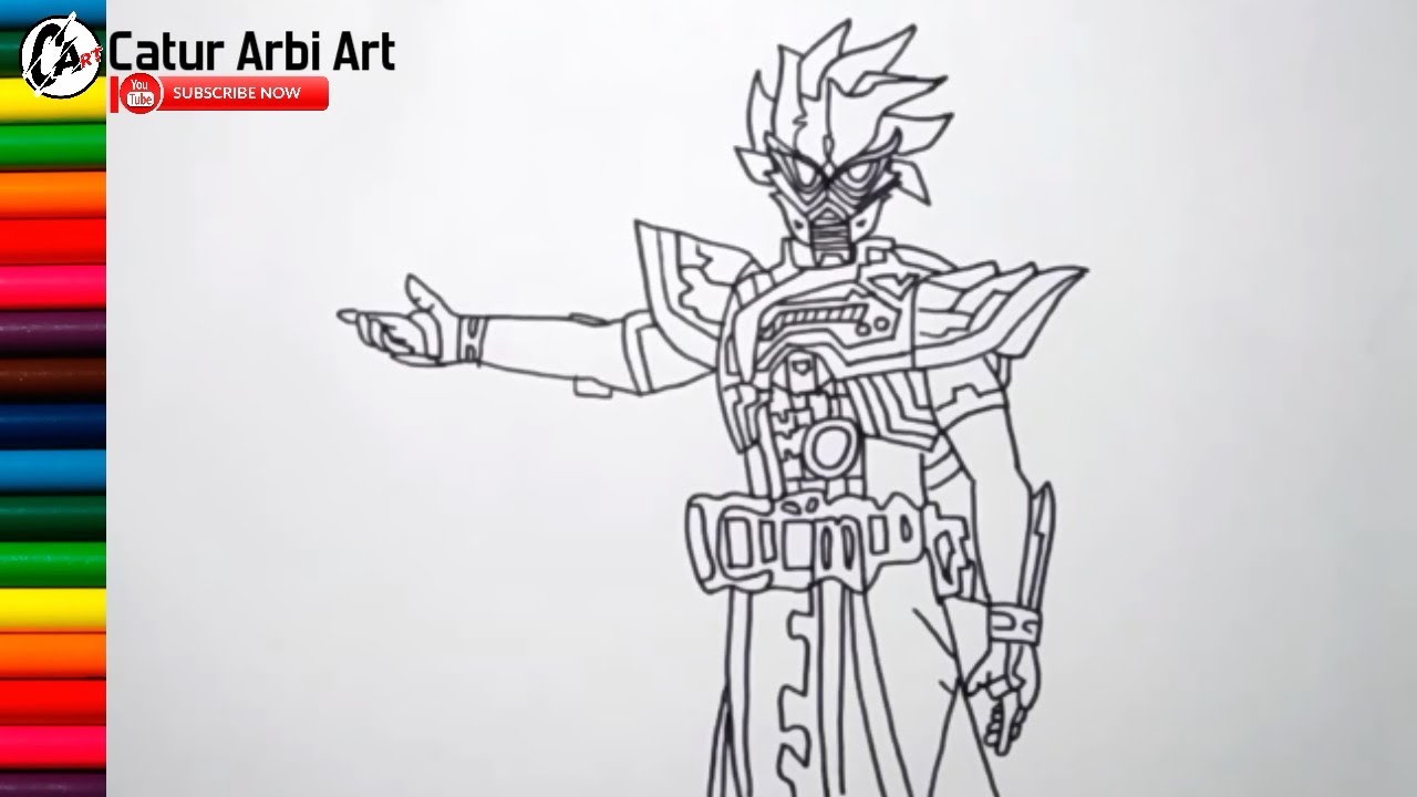Wow Kamen Rider Para Dx Mewarnai Coloring Pages Easy Youtube