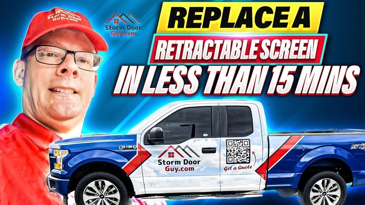 How I QUICKLY Replace A Larson Retractable Screen