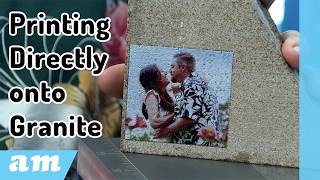 Printing Directly onto Granite with a UV Flatbed Printer