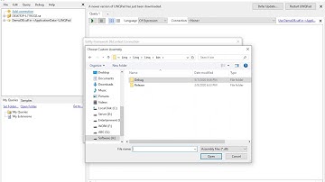 Entity Framework DbContext Configure in LinqPad.