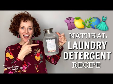 DIY Natural LAUNDRY DETERGENT Recipe - Liquid