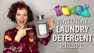 DIY Natural LAUNDRY DETERGENT Recipe - Liquid