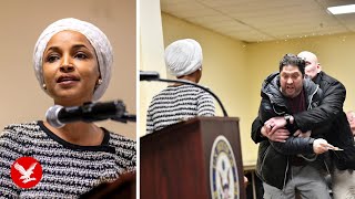 Ilhan Omar Sprayed With Unknown Substance During Minneapolis Town Hall