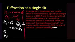 Important physics Questions for 12th board 2026-Diffraction at a single slit#12thphysics #boardexam