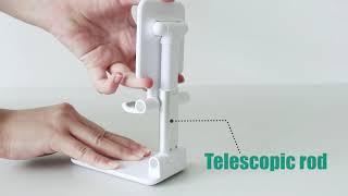 Підставка для телефона або планшета U&P WH-02 Portable White (SWE-WH02-WT)