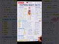 Human body facts 😳🤯🤯#english #education #shorts #spokenenglish #vocabulary #humanbody #science