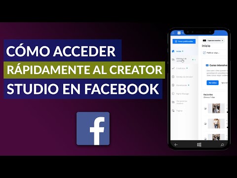 Cómo Acceder o Entrar Rápidamente al Creator Studio en Facebook