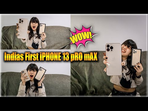 INDIA’S FIRST IPHONE 13 PRO MAX 😱🤩 | RIVA ARORA