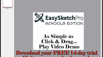 Easy Sketch Pro - Schools Edition demo video