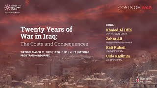 Twenty Years of War in Iraq: The Costs and Consequences