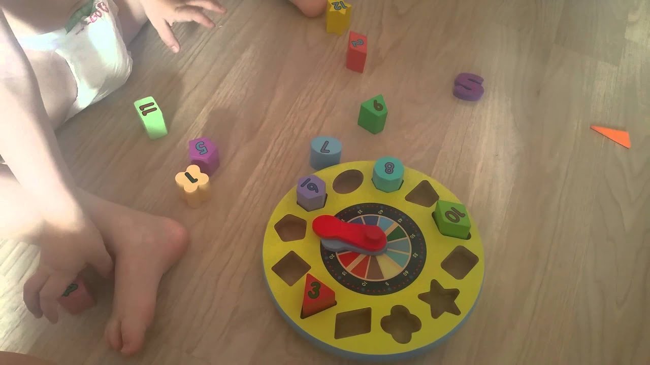 Агнесса вперемешку показывает цвета и цифры 2 - YouTube