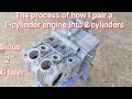 tôi biến máy sirius thành 2 xi lanh, I change the 1-cylinder engine to 2 cylinders