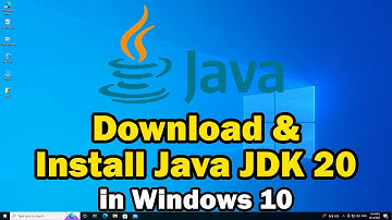 How to Download & Install Java JDK 20 on Windows 10 with JAVA HOME
