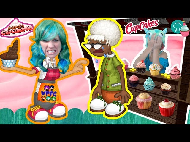 I burnt the Cupcakes! Papa's Cupcakeria Baking Game / Gamer Chad Plays 