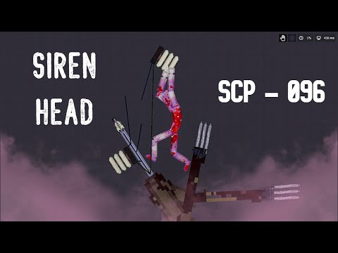 Siren Head vs SCP-096 in People Playground 1.9