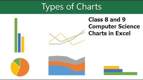 Class 8 and 9 Computer Science - Lesson 2 - Charts in Excel - Part 1