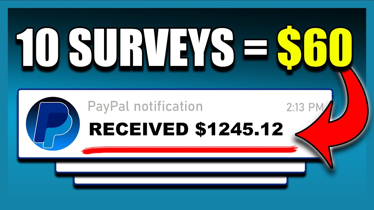 Earn $6 Every 60 Seconds with Your COMPUTER (Make Money Online From Home TAKING SURVEY) | 2024