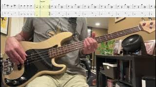 Tequila by The Champs Isolated Bass Cover with Tab