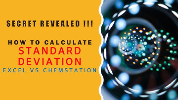 How to Calculate Standard Deviation | Agilent Chemstation Tutorial